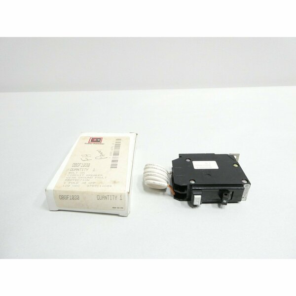 Eaton Cutler-Hammer Molded Case Circuit Breaker, QBG Series 30A, 1 Pole, 120V AC QBGF1030